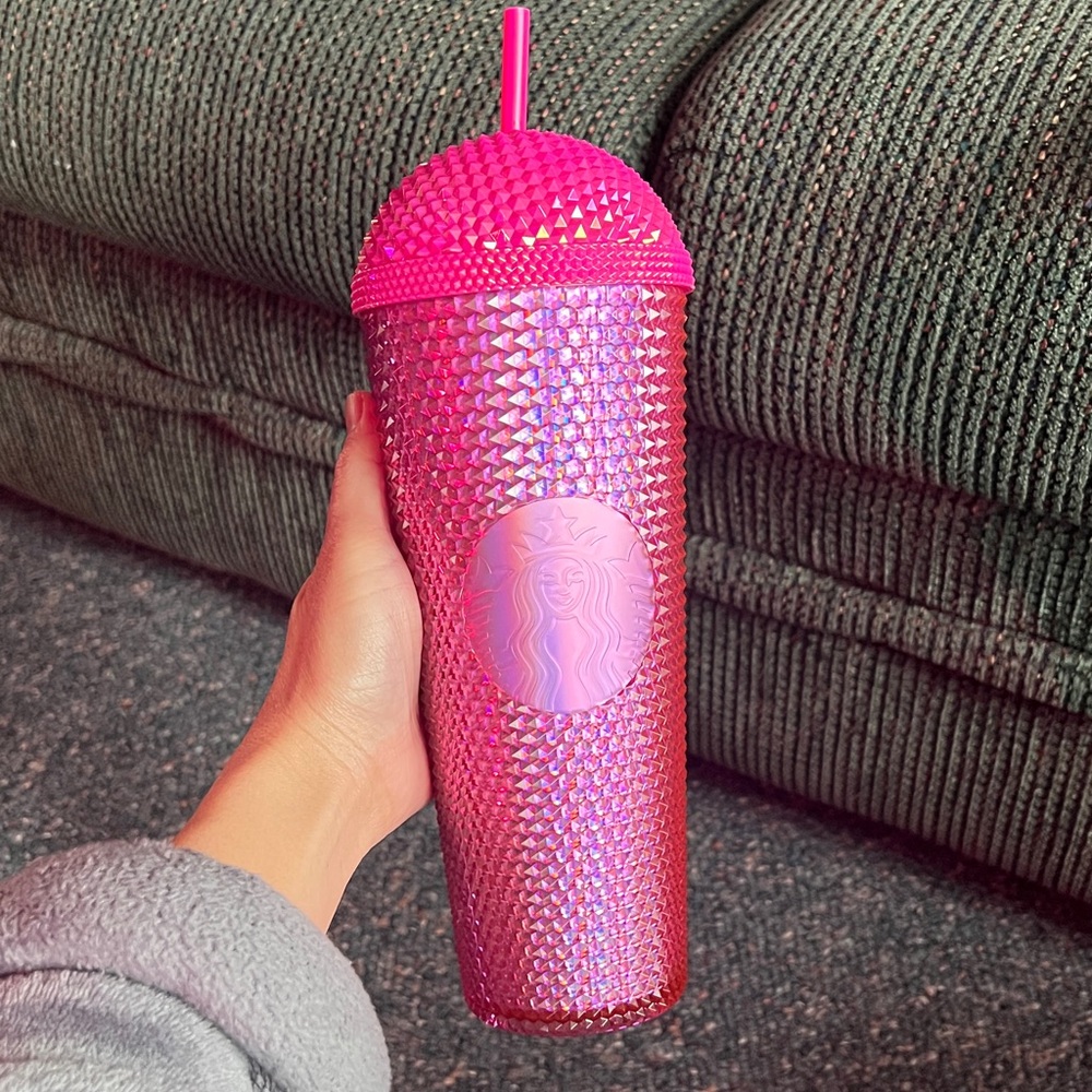 Starbucks Pastel Swirl Tumbler with Straw